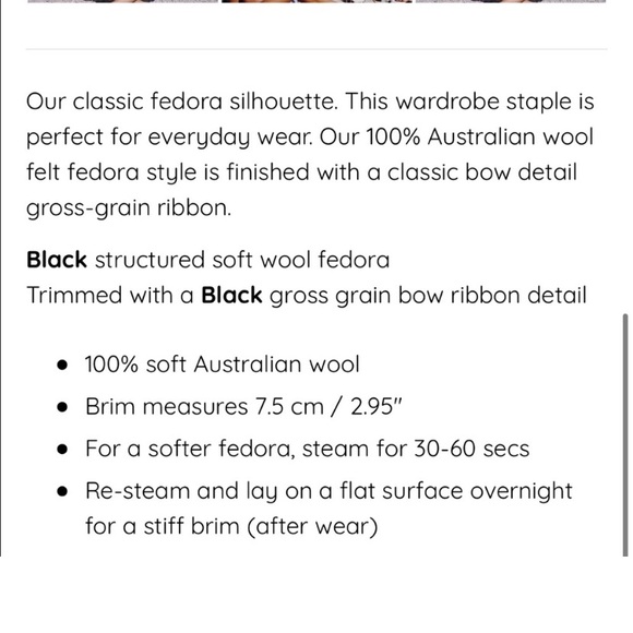 Lack Of Color Silent Woods Fedora - Picture 9 of 9